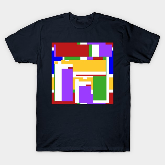 Colorful rectangles T-Shirt by TiiaVissak